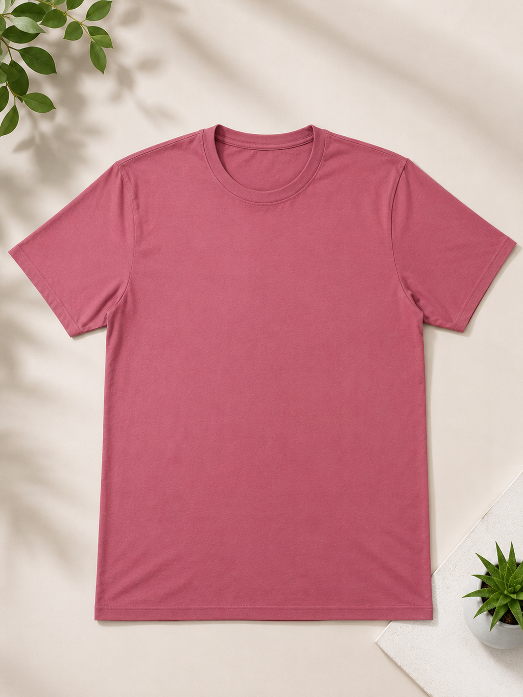 Coral unisex t-shirt, 100% cotton, regular fit, by Linden House