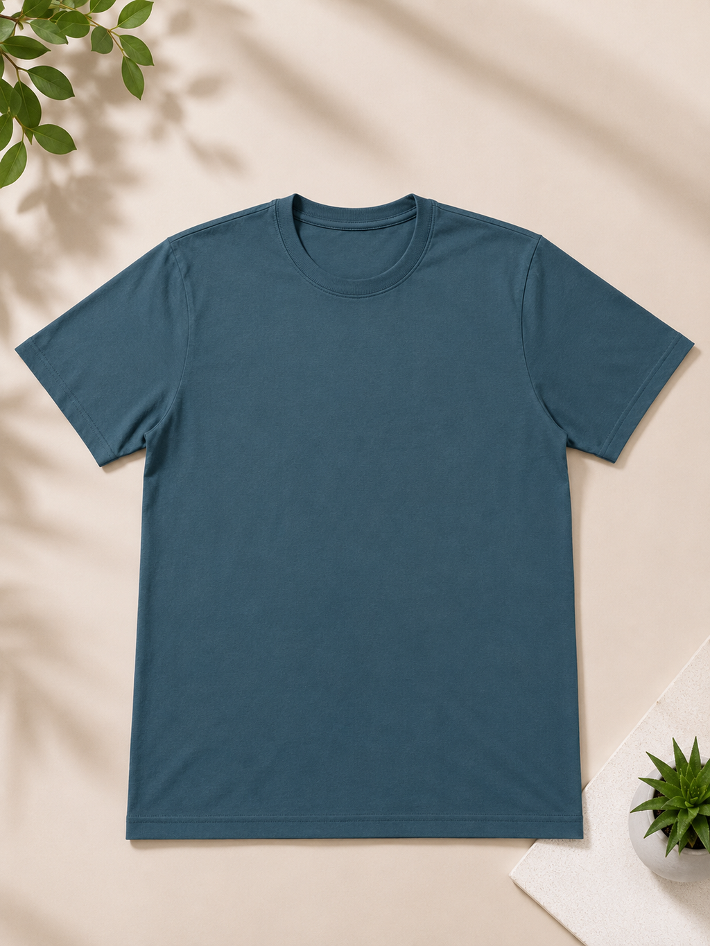 Teal unisex t-shirt, 100% cotton, relaxed fit, by Linden House